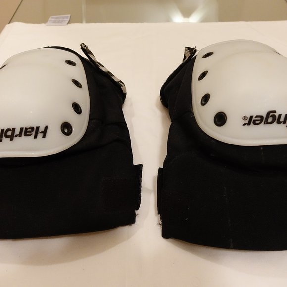 Massive Harbinger Kneepads Skateboard BMX Inline Vintage New Condition - Picture 3 of 6